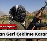 PKK’dan Geri Çekilme Kararı: “Türkiye’den Ayrılıyoruz”