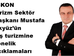 ASKON Turizm Sektör Başkanı Mustafa Akyüz’ün kış turizmine yönelik açıklamaları